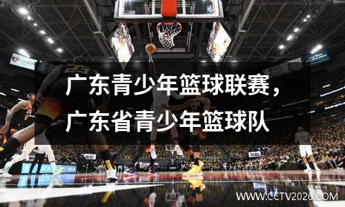 广东青少年篮球联赛，广东省青少年篮球队