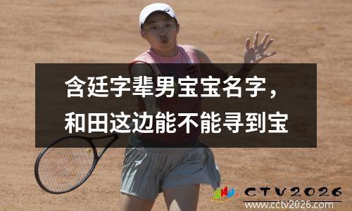 含廷字辈男宝宝名字，和田这边能不能寻到宝