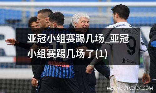 亚冠小组赛踢几场_亚冠小组赛踢几场了(1)