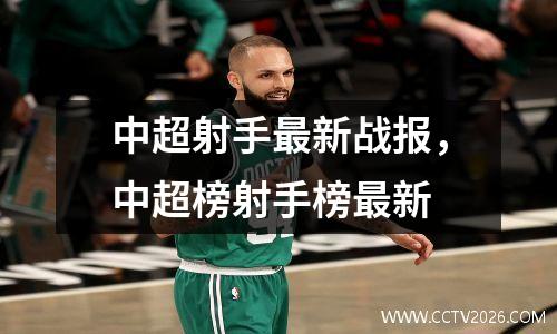 中超射手最新战报，中超榜射手榜最新