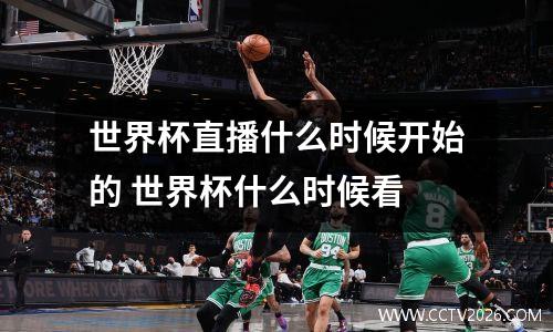 世界杯直播什么时候开始的 世界杯什么时候看
