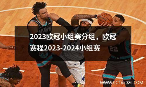 2023欧冠小组赛分组，欧冠赛程2023-2024小组赛