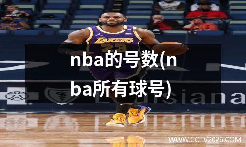 nba的号数(nba所有球号)