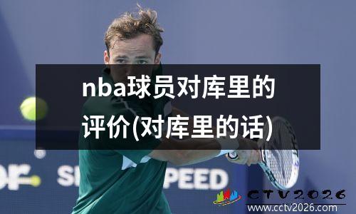 nba球员对库里的评价(对库里的话)