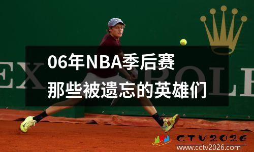 06年NBA季后赛那些被遗忘的英雄们