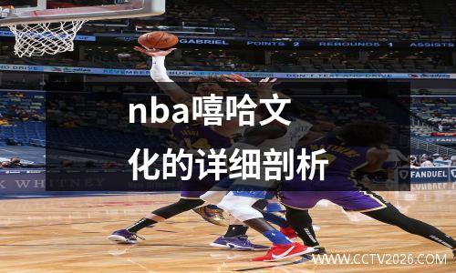 nba嘻哈文化的详细剖析