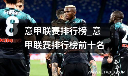 意甲联赛排行榜_意甲联赛排行榜前十名