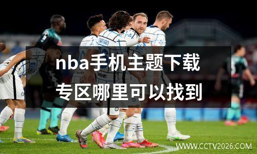 nba手机主题下载专区哪里可以找到