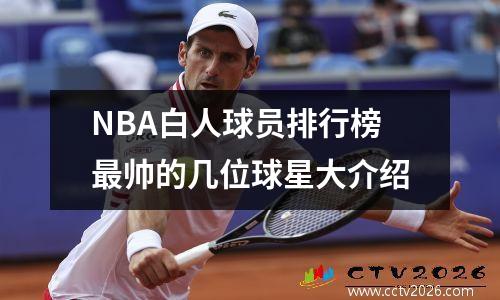 NBA白人球员排行榜最帅的几位球星大介绍