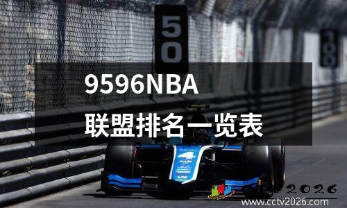 9596NBA联盟排名一览表