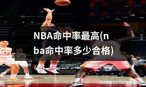 NBA命中率最高(nba命中率多少合格)