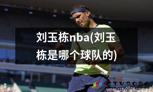 刘玉栋nba(刘玉栋是哪个球队的)