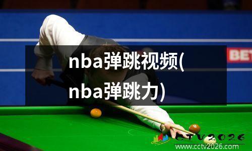 nba弹跳视频(nba弹跳力)