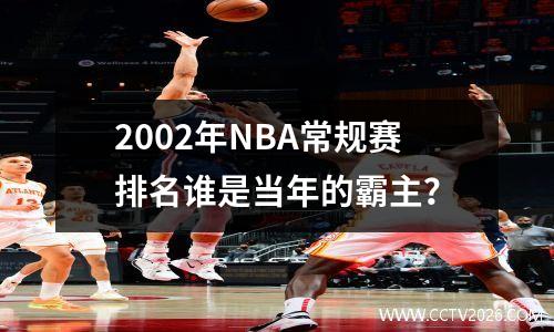 2002年NBA常规赛排名谁是当年的霸主？