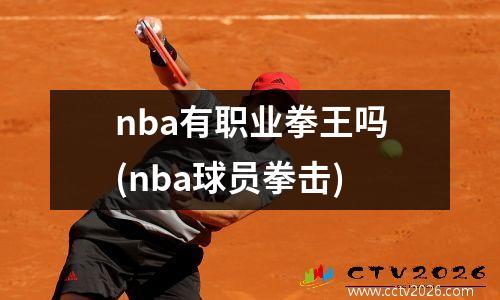 nba有职业拳王吗(nba球员拳击)