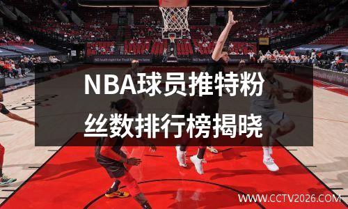 NBA球员推特粉丝数排行榜揭晓