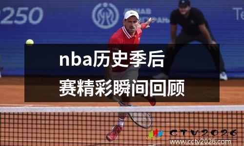 nba历史季后赛精彩瞬间回顾