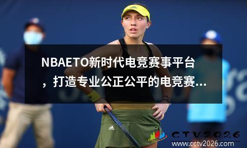 NBAETO新时代电竞赛事平台，打造专业公正公平的电竞赛事平台