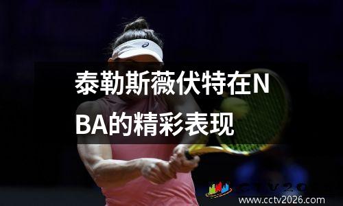 泰勒斯薇伏特在NBA的精彩表现