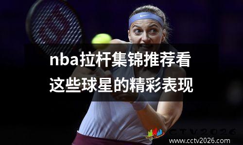 nba拉杆集锦推荐看这些球星的精彩表现