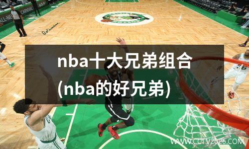 nba十大兄弟组合(nba的好兄弟)