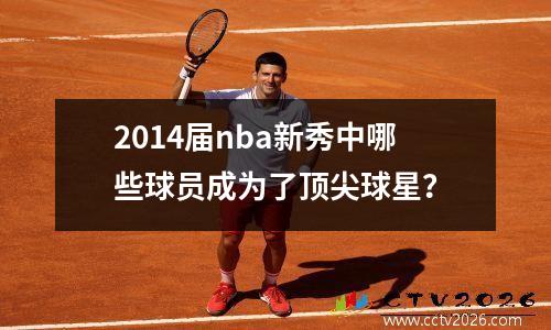 2014届nba新秀中哪些球员成为了顶尖球星？