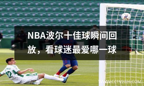 NBA波尔十佳球瞬间回放，看球迷最爱哪一球