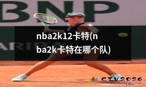nba2k12卡特(nba2k卡特在哪个队)