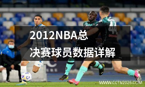 2012NBA总决赛球员数据详解