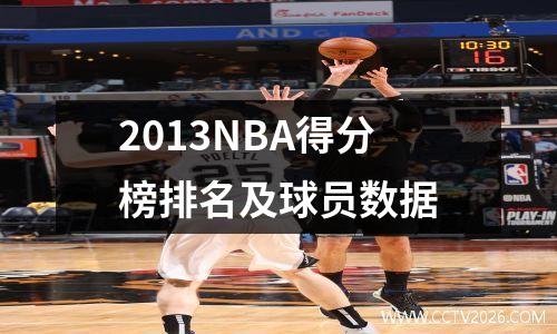 2013NBA得分榜排名及球员数据