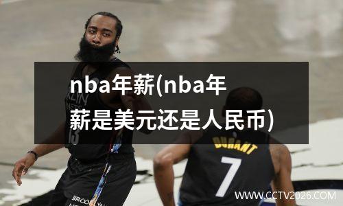 nba年薪(nba年薪是美元还是人民币)