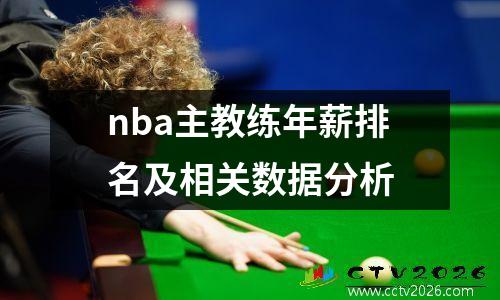 nba主教练年薪排名及相关数据分析