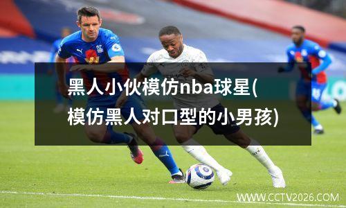 黑人小伙模仿nba球星(模仿黑人对口型的小男孩)