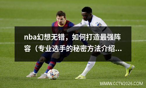 nba幻想无错，如何打造最强阵容（专业选手的秘密方法介绍）