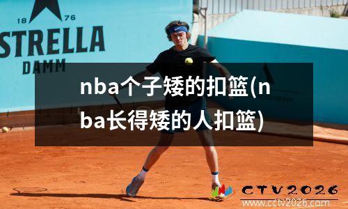 nba个子矮的扣篮(nba长得矮的人扣篮)