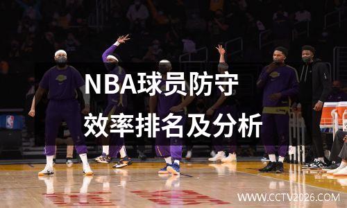 NBA球员防守效率排名及分析