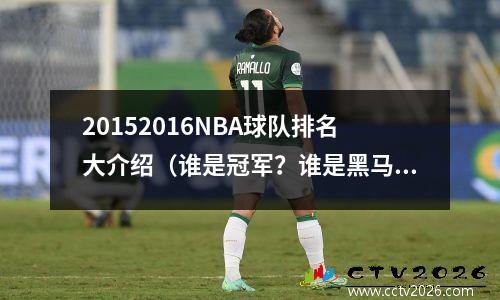 20152016NBA球队排名大介绍（谁是冠军？谁是黑马？）