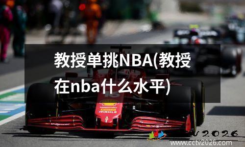 教授单挑NBA(教授在nba什么水平)