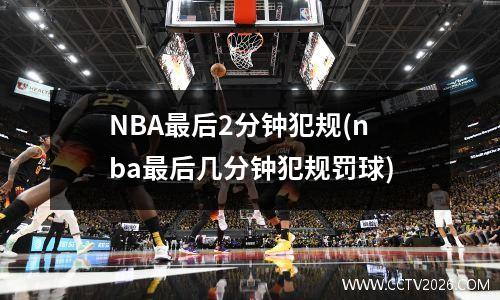 NBA最后2分钟犯规(nba最后几分钟犯规罚球)