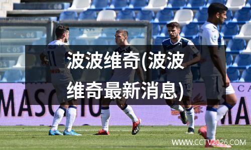 波波维奇(波波维奇最新消息)