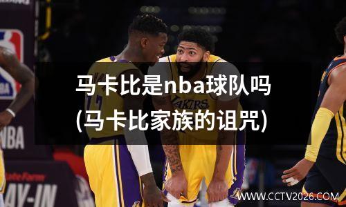 马卡比是nba球队吗(马卡比家族的诅咒)