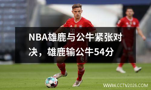 NBA雄鹿与公牛紧张对决，雄鹿输公牛54分