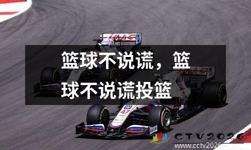 篮球不说谎，篮球不说谎投篮