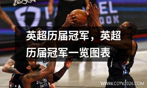 英超历届冠军，英超历届冠军一览图表