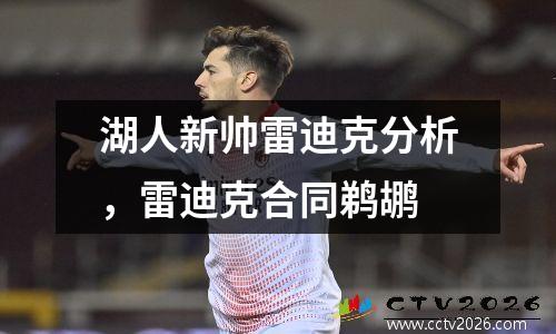 湖人新帅雷迪克分析，雷迪克合同鹈鹕