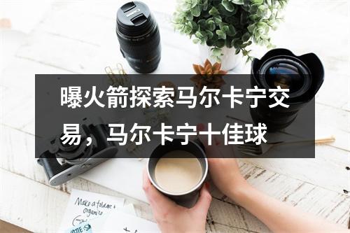 曝火箭探索马尔卡宁交易，马尔卡宁十佳球
