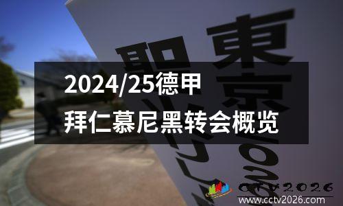 2024/25德甲拜仁慕尼黑转会概览