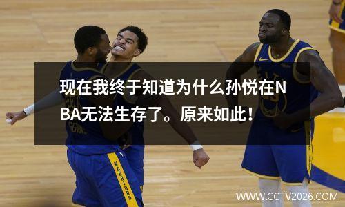 现在我终于知道为什么孙悦在NBA无法生存了。原来如此！