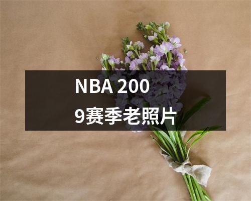 NBA 2009赛季老照片