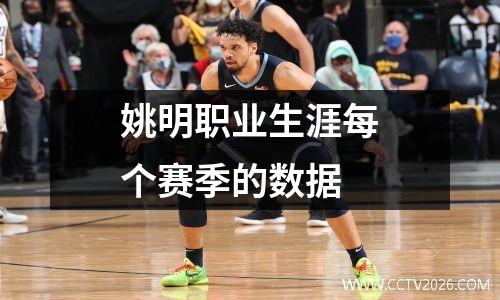 姚明职业生涯每个赛季的数据